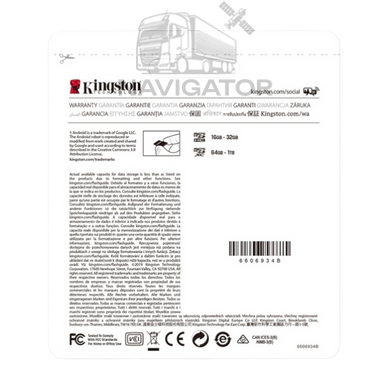 Карта памяти Kingston 32GB A1 Class 10