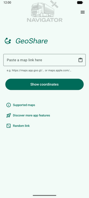 GeoShare - перенос координат