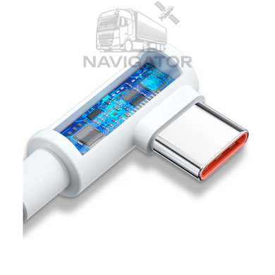 Кабель Xiaomi Hyper Charge USB - Type-C 90&deg; / 6А / 1.8 м