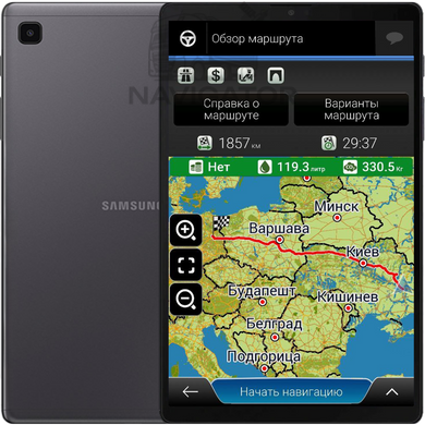 Планшет для навігації Samsung TAB A7