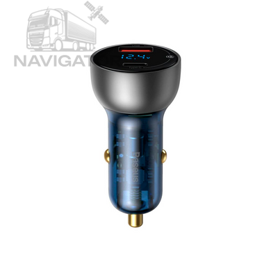 Зарядка в прикурювач Baseus Particular Digital Display QC+PPS Dual Quick Charger Car Charger 65W