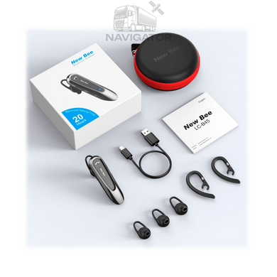 Bluetooth-гарнитура New Bee LC-B45 + Чехол