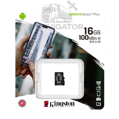 Карта памяти Kingston 16GB A1 Class 10